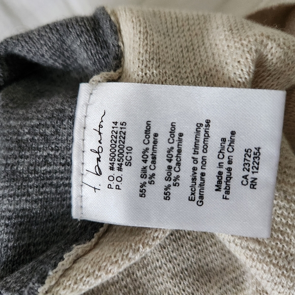 Babaton two tone Bailey tie low back knit sweater - Picture 5 of 5